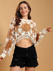 Kotty Women Round Neck Cotton Top