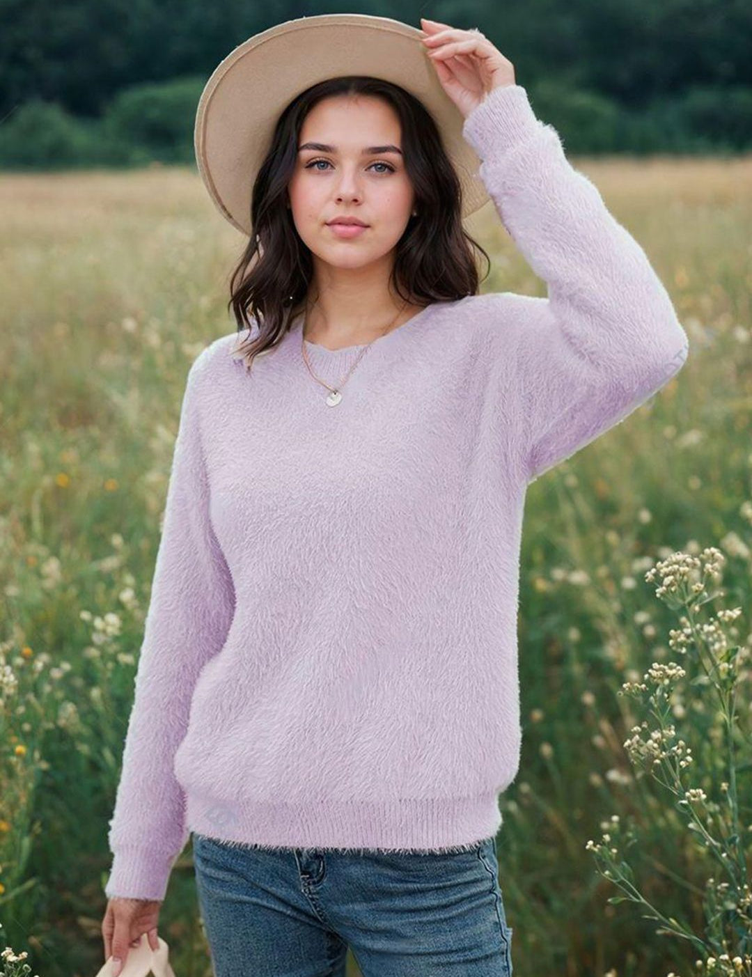 Kotty Women Round Neck Cotton Pullover