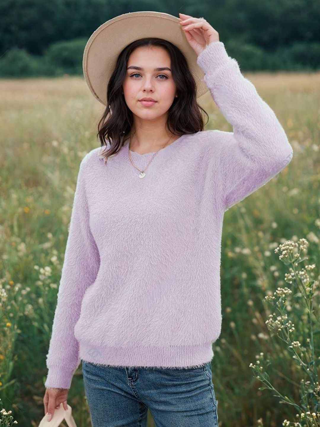 Kotty Women Round Neck Cotton Pullover