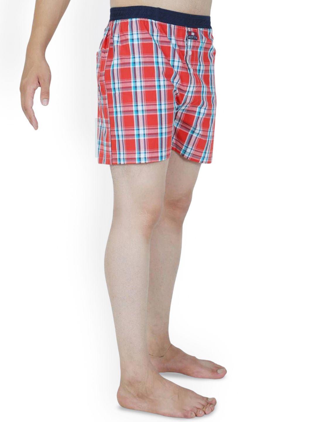 Mid Rise Boxers Kotty Men Checked Mid-Rise Boxer KTTNEWBOXER25S – KOTTY