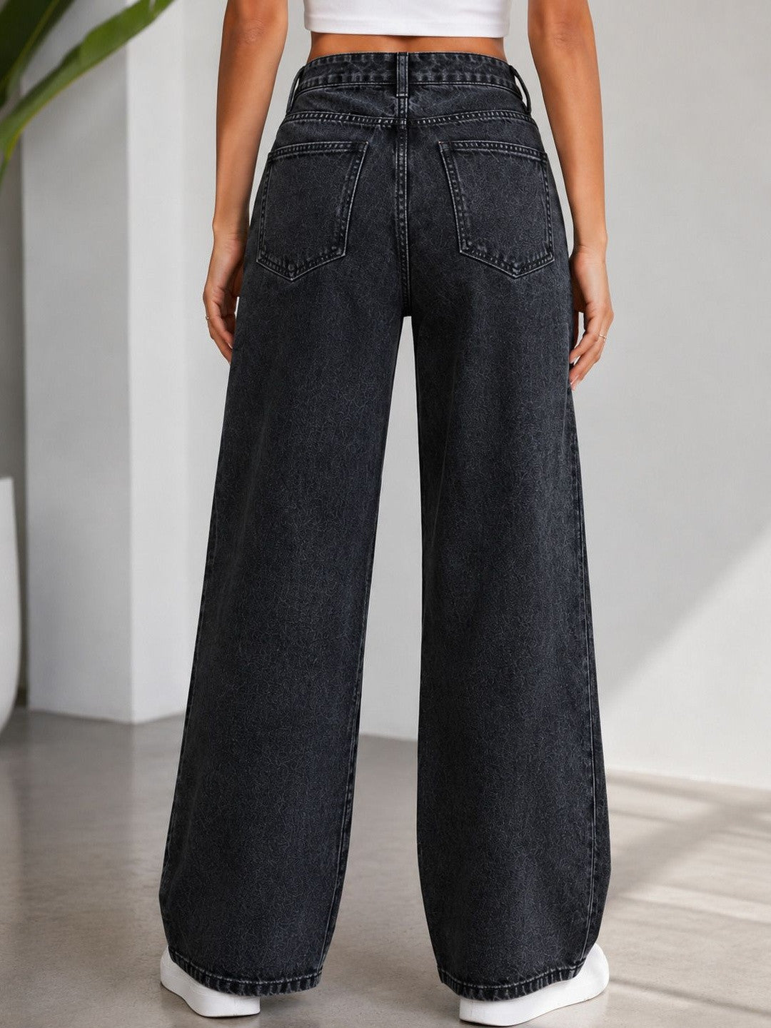 Kotty Women Blue Jean High-Rise Clean Look Stretchable Jeans