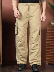 Kotty Men Relaxed Easy Wash Cargos Trousers