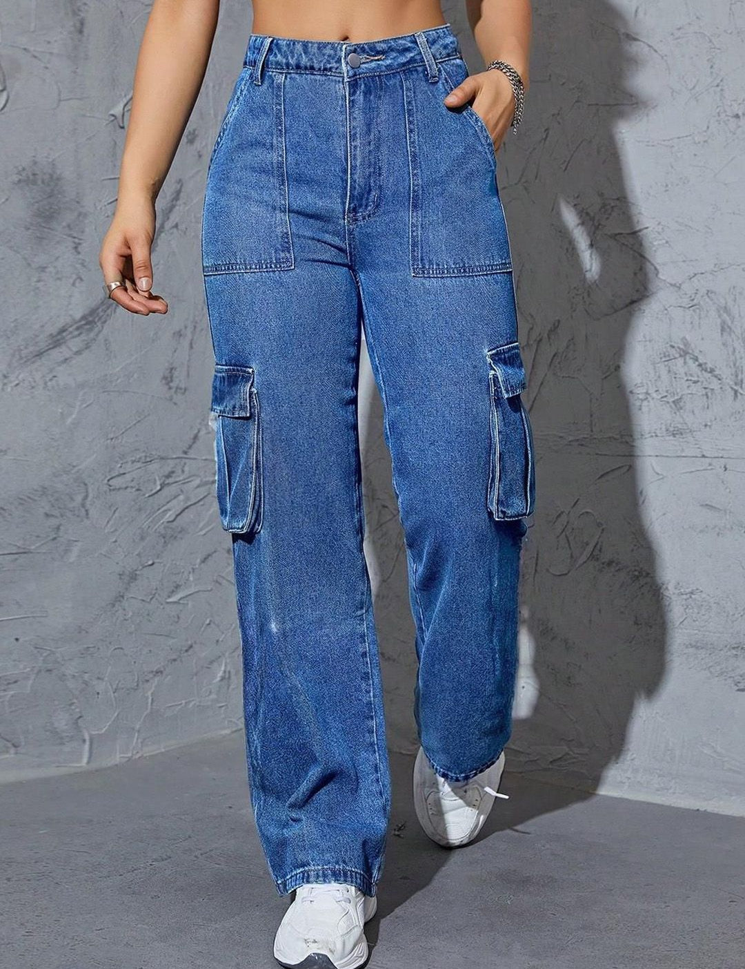 Kotty Women Jean Straight Fit High-Rise Stretchable Jeans