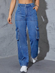 Kotty Women Jean Straight Fit High-Rise Stretchable Jeans