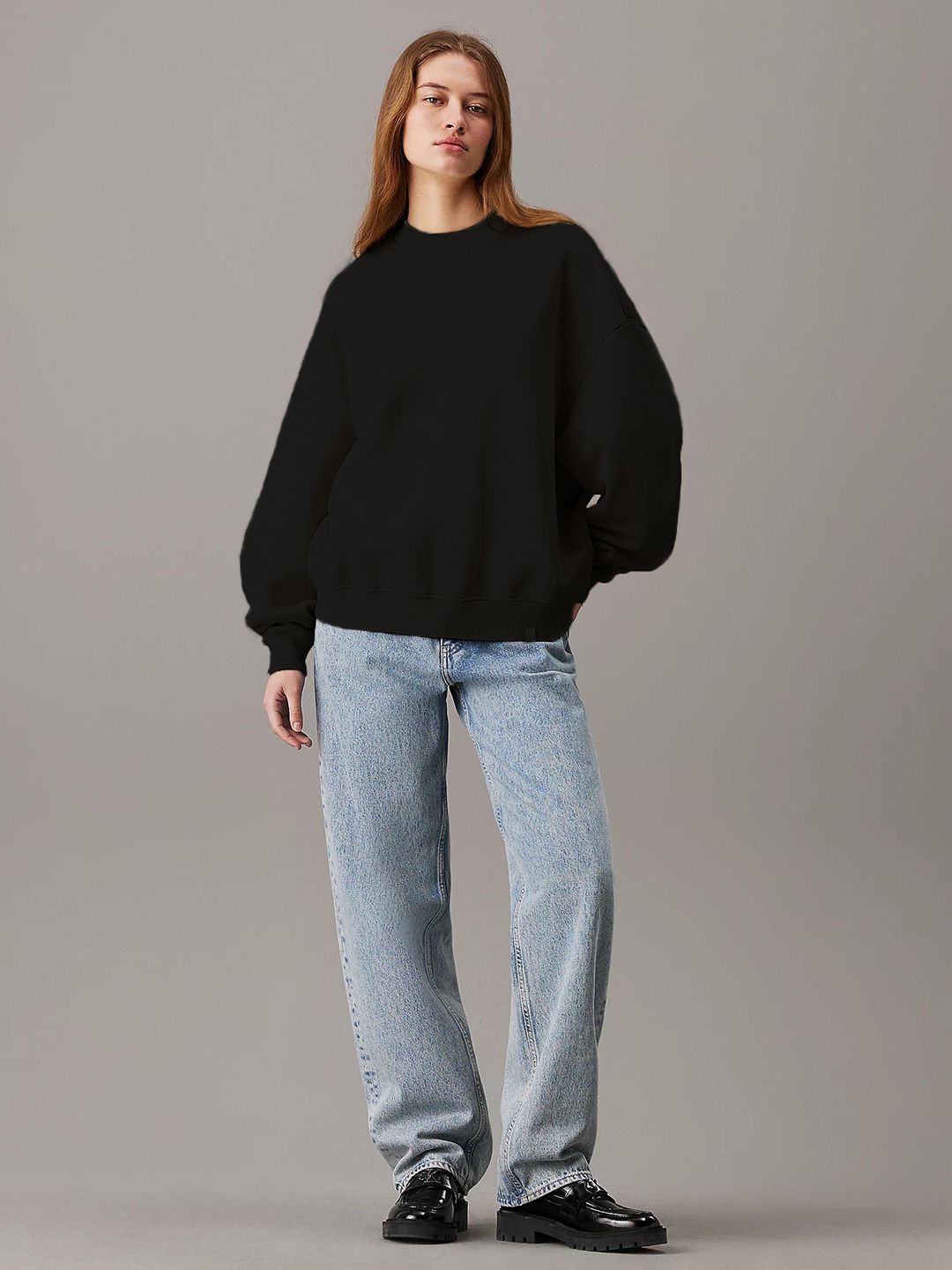 Kotty Women Round Neck Long Sleeves Sweatshirt