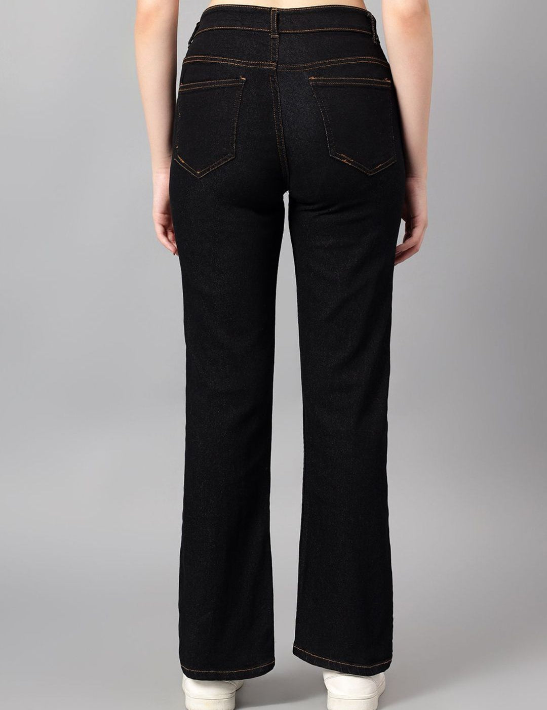 Kotty Women Straight Fit High-Rise Stretchable Jeans