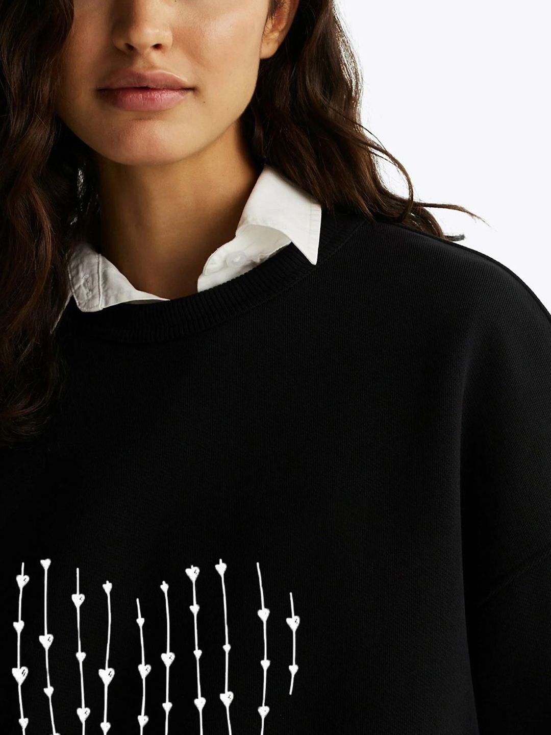 Kotty Women Printed Pullover Sweatshirt