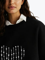 Kotty Women Printed Pullover Sweatshirt