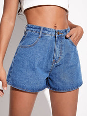 Kotty Women High-Rise Denim Shorts