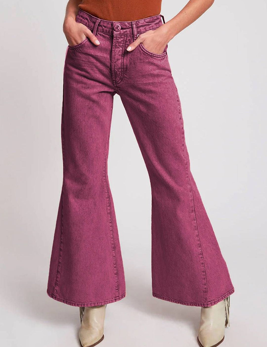 Kotty Women Flared High-Rise Stretchable Jeans