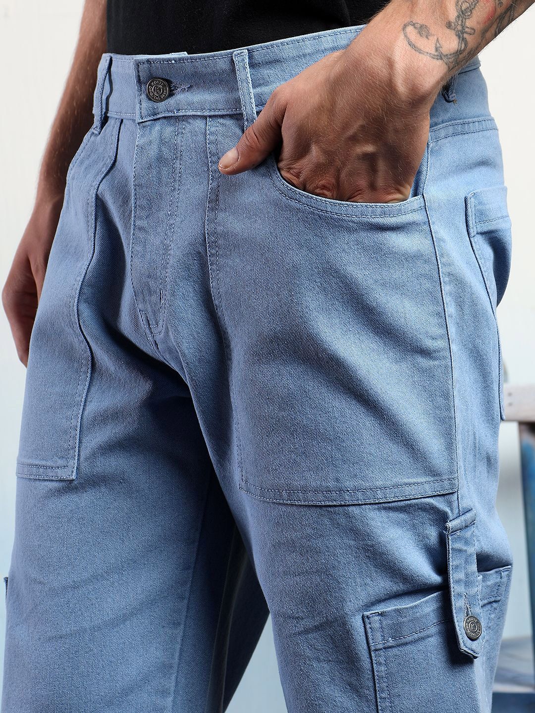 Kotty Men Regular Fit Mid-Rise Jeans