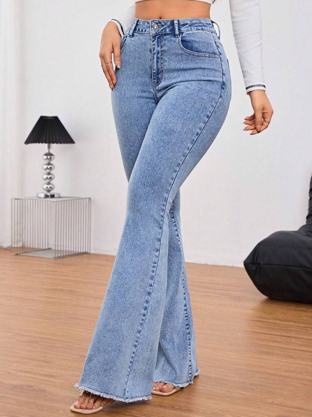 Kotty Women Bootilicious Bootcut High-Rise Stretchable Jeans