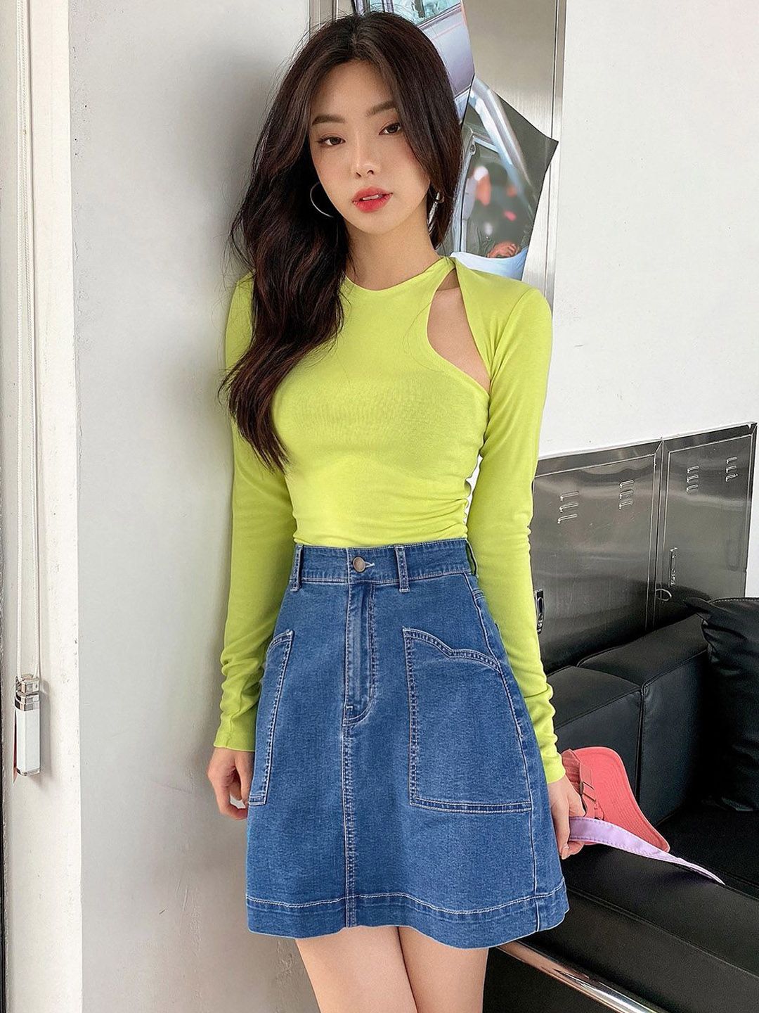 Kotty A-Line Above Knee Length Skirt