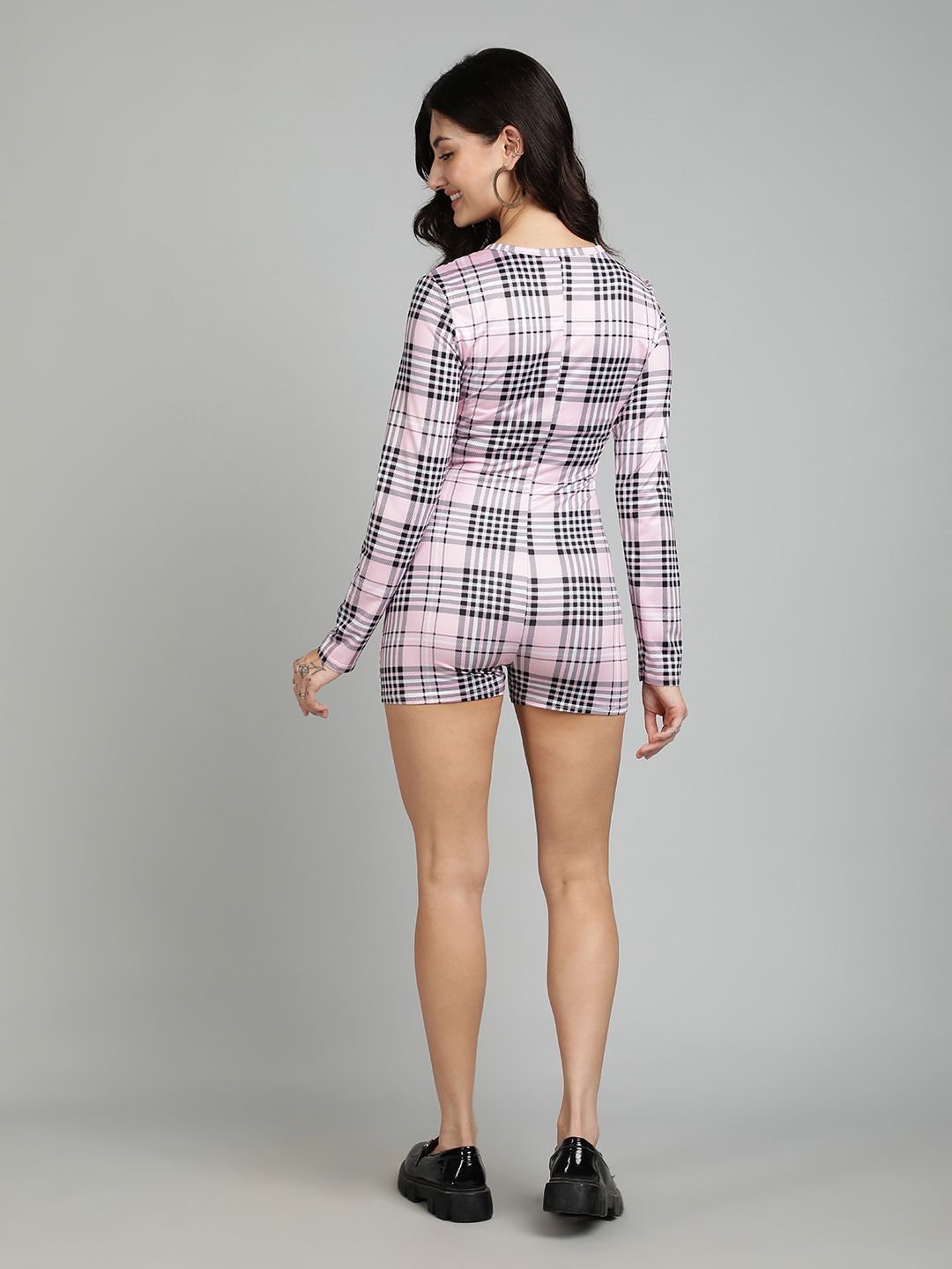 Kotty Checked Jumpsuit