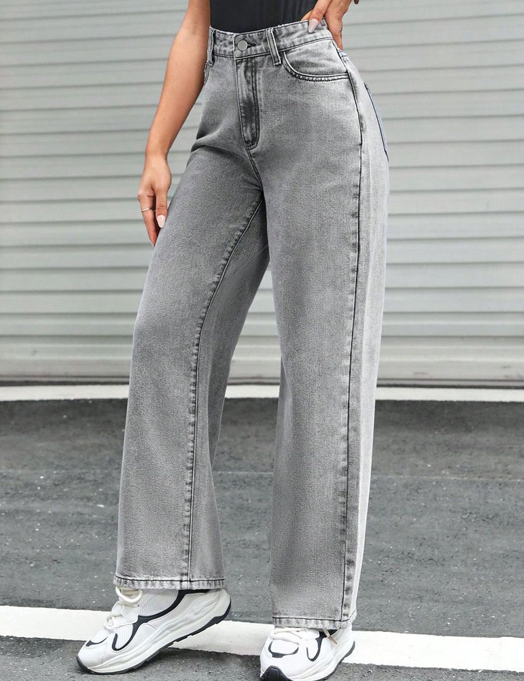 Kotty Women Jean Straight Fit High-Rise Stretchable Jeans