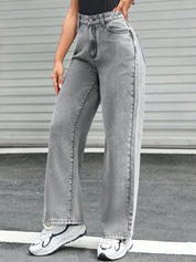 Kotty Women Jean Straight Fit High-Rise Stretchable Jeans