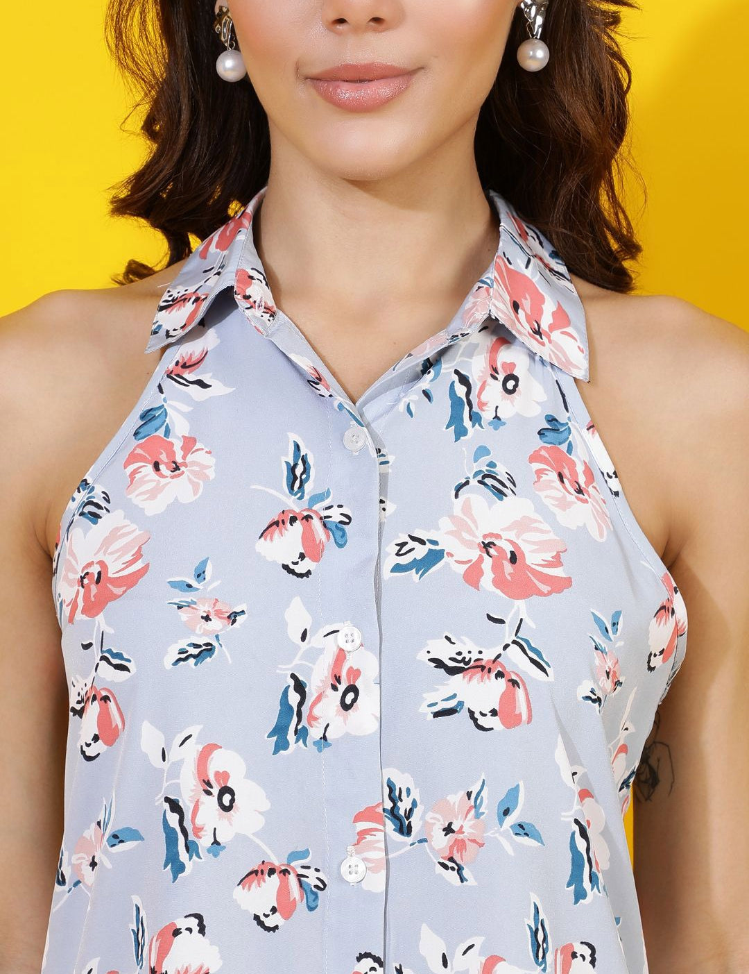 Kotty Floral Printed Shirt & Shorts