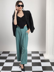 Kotty Women Original Wide Leg High-Rise Pleated Trouser