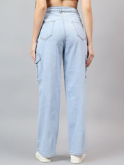 Kotty Women Straight Fit High-Rise Stretchable Jeans