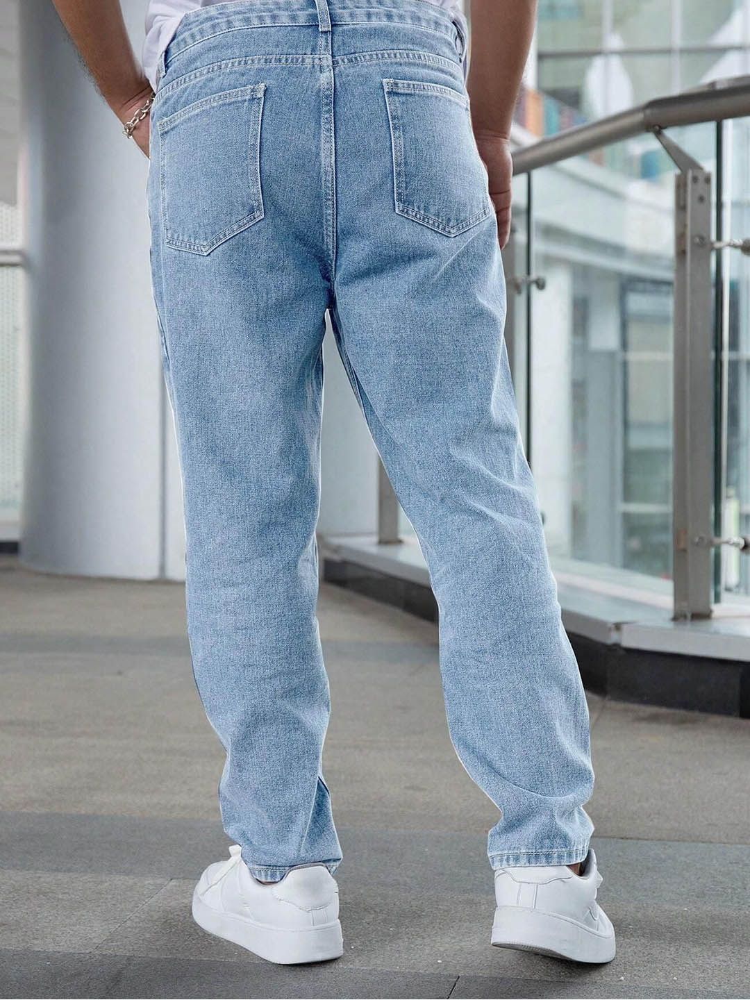 Kotty Men Straight Fit Low-Rise Stretchable Jeans