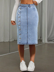 Kotty Pencil Knee Length Skirt