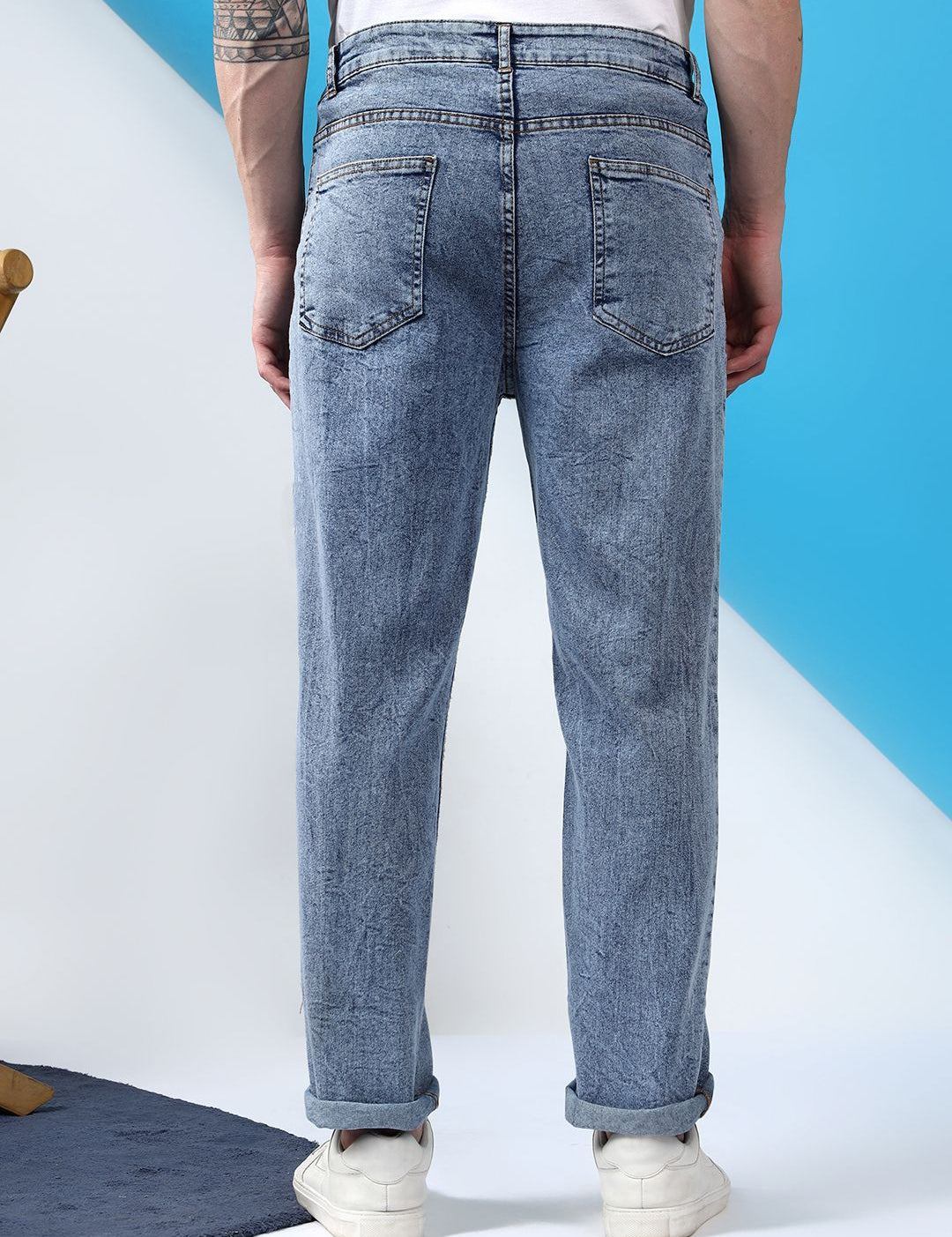 Kotty Men Slim Fit Low-Rise Stretchable Jeans