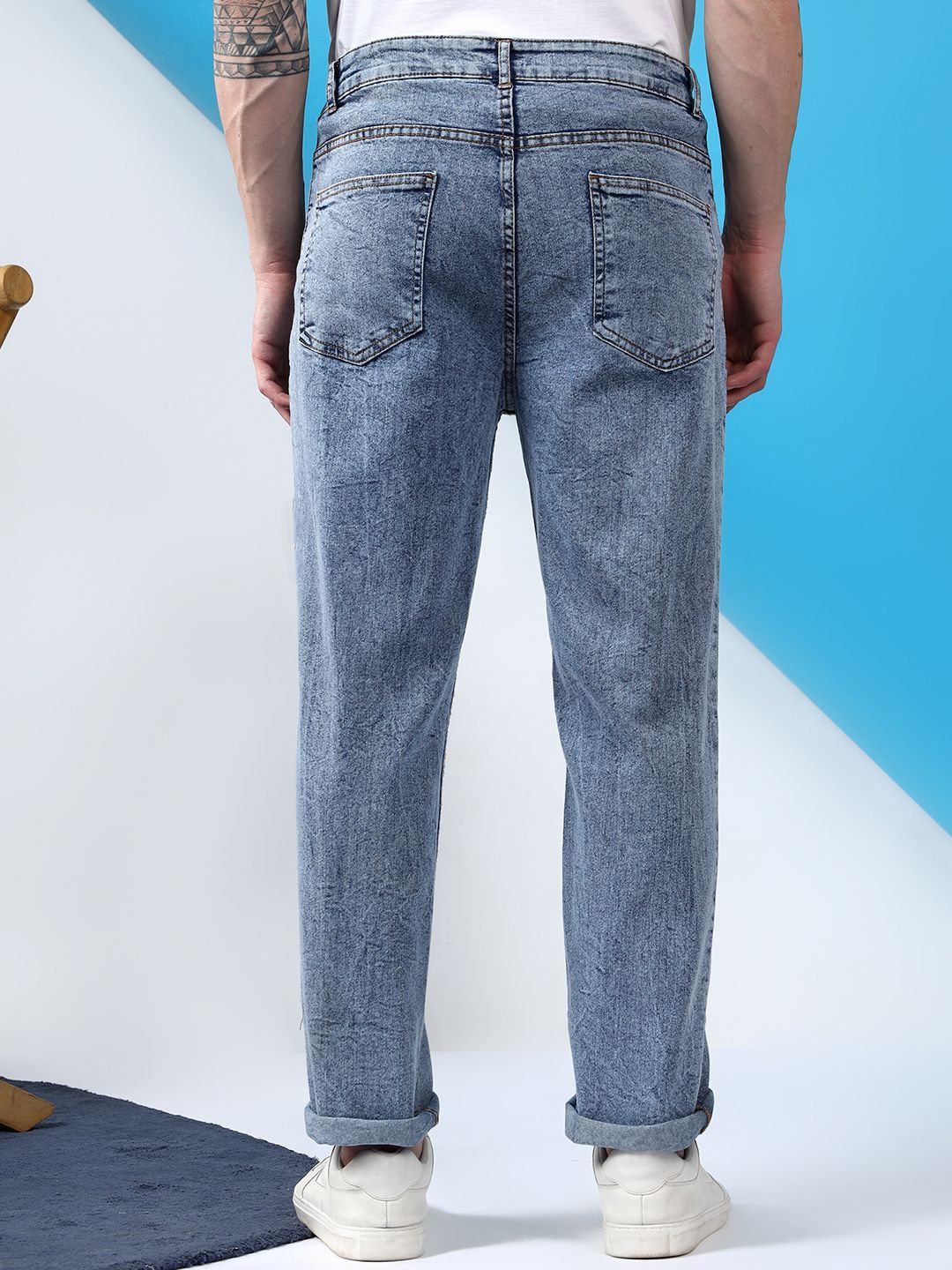 Kotty Men Slim Fit Low-Rise Stretchable Jeans