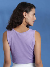 Kotty Women Solid Round Neck Cotton Top