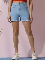 Kotty Women High-Rise Denim Shorts