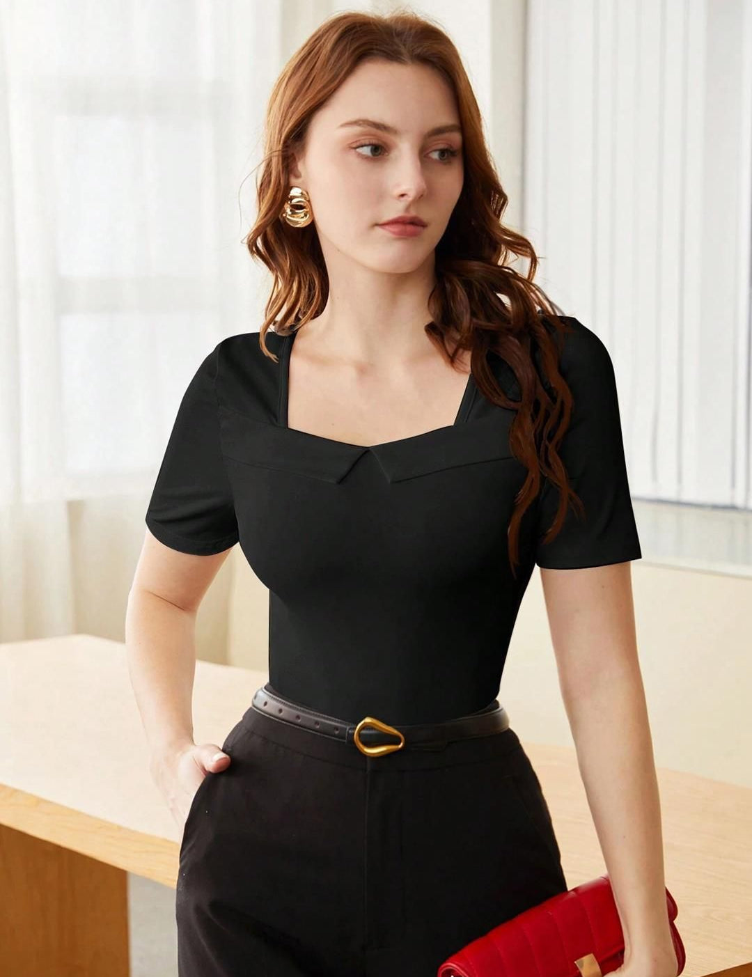 Kotty Sweetheart Neck Top