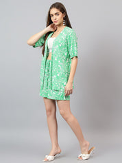 Kotty Printed Shirt & Shorts Co-Ord