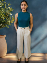 Kotty Women High-Rise Easy Wash Pleated Trousers