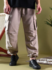 Kotty Men Relaxed Easy Wash Cargos Trousers