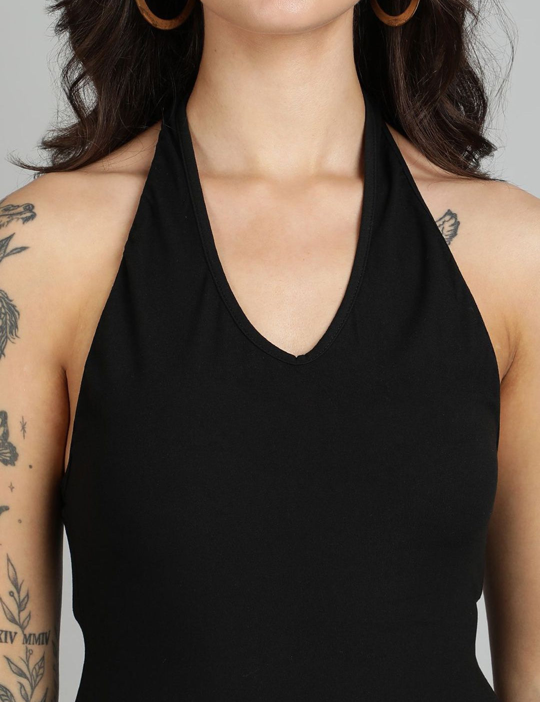 Kotty Halter Neck Basic Jumpsuit