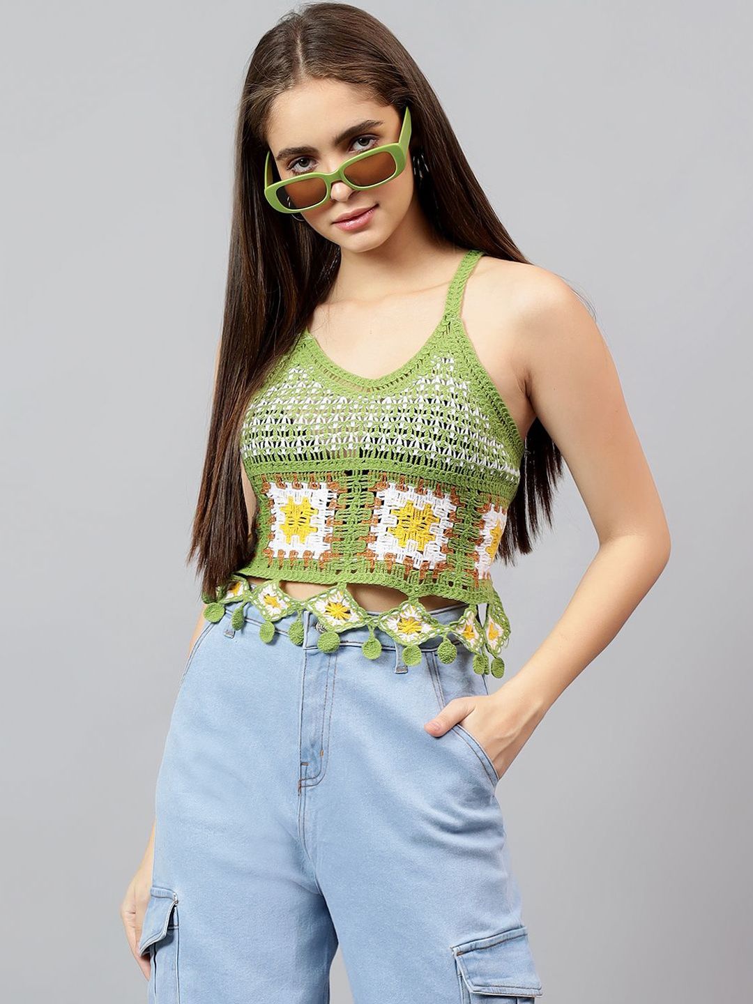 Kotty Women Straight Fit High-Rise Stretchable Jeans