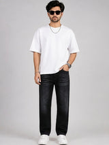 Kotty Men Straight Fit Mid-Rise Stretchable Jeans