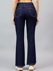 Kotty Women Bootcut High-Rise Stretchable Jeans