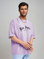 Kotty Men Graphic Printed Round Neck Cotton Oversized T-shirt