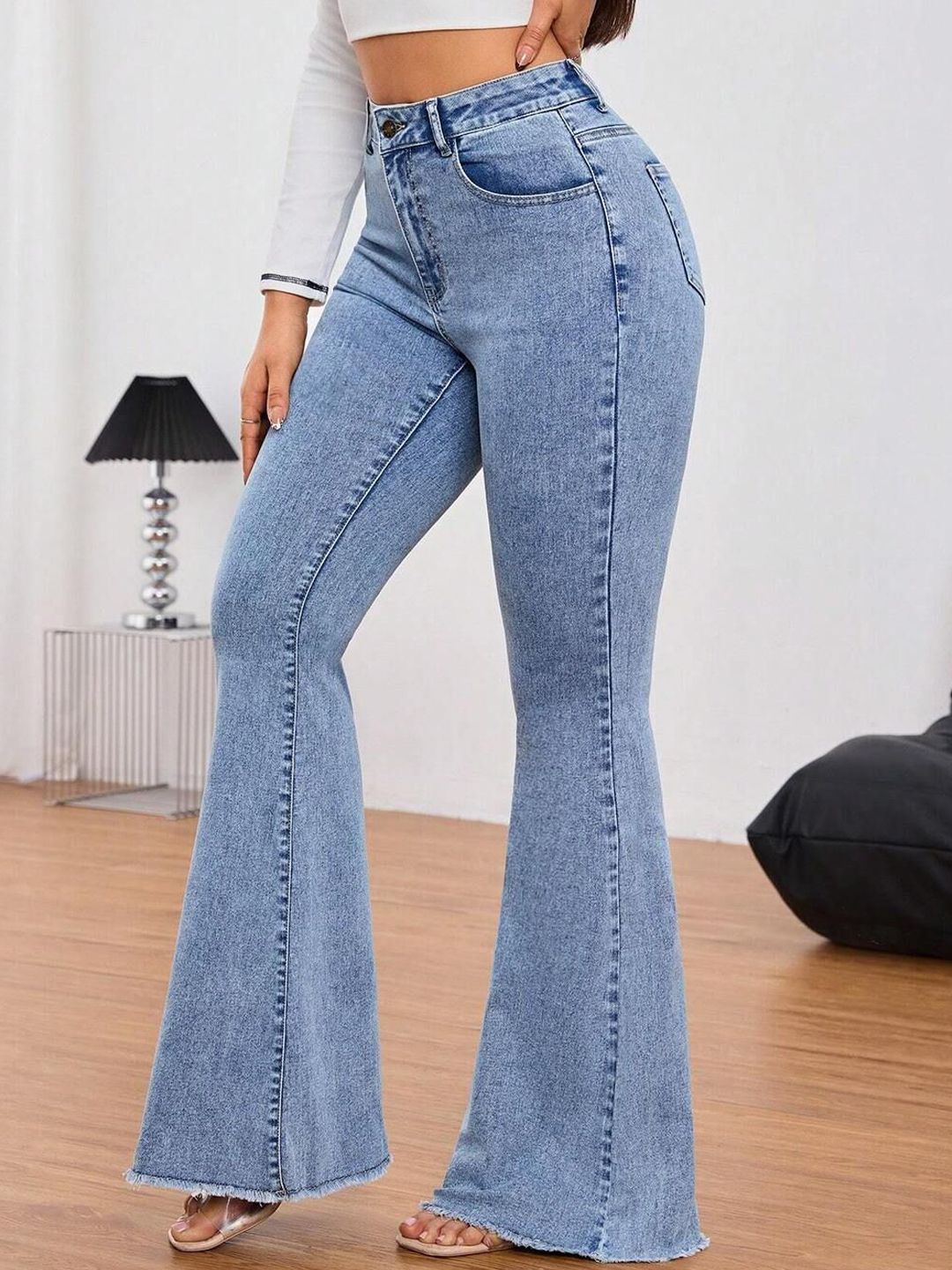 Kotty Women Bootilicious Bootcut High-Rise Stretchable Jeans