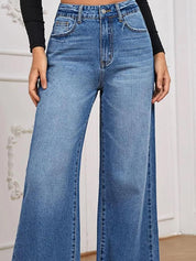 Kotty Women Straight Fit High-Rise Stretchable Jeans