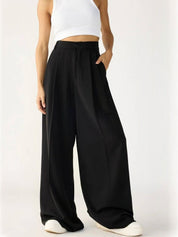 Kotty Women Relaxed Straight Leg High-Rise Trousers