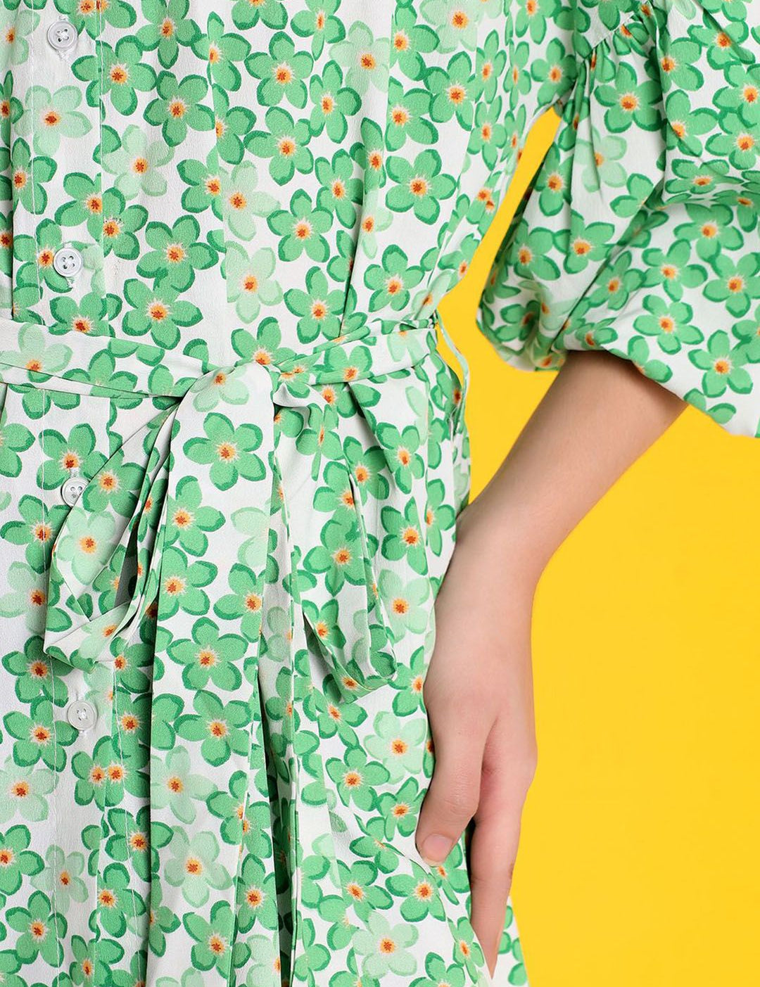 Kotty Women Floral Printed Fit & Flare Mini Dress