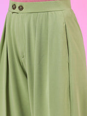 Kotty Women Classic High-Rise Pleated Trousers