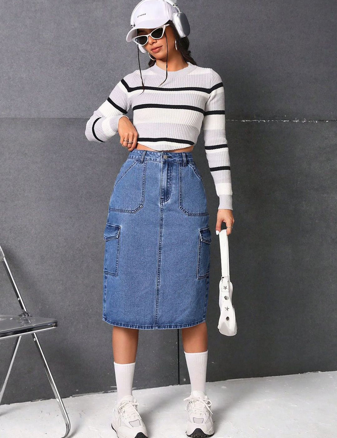  Kotty Straight Midi Skirts