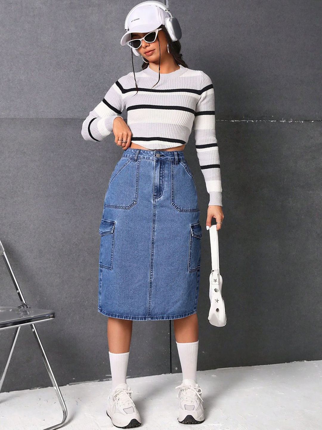  Kotty Straight Midi Skirts