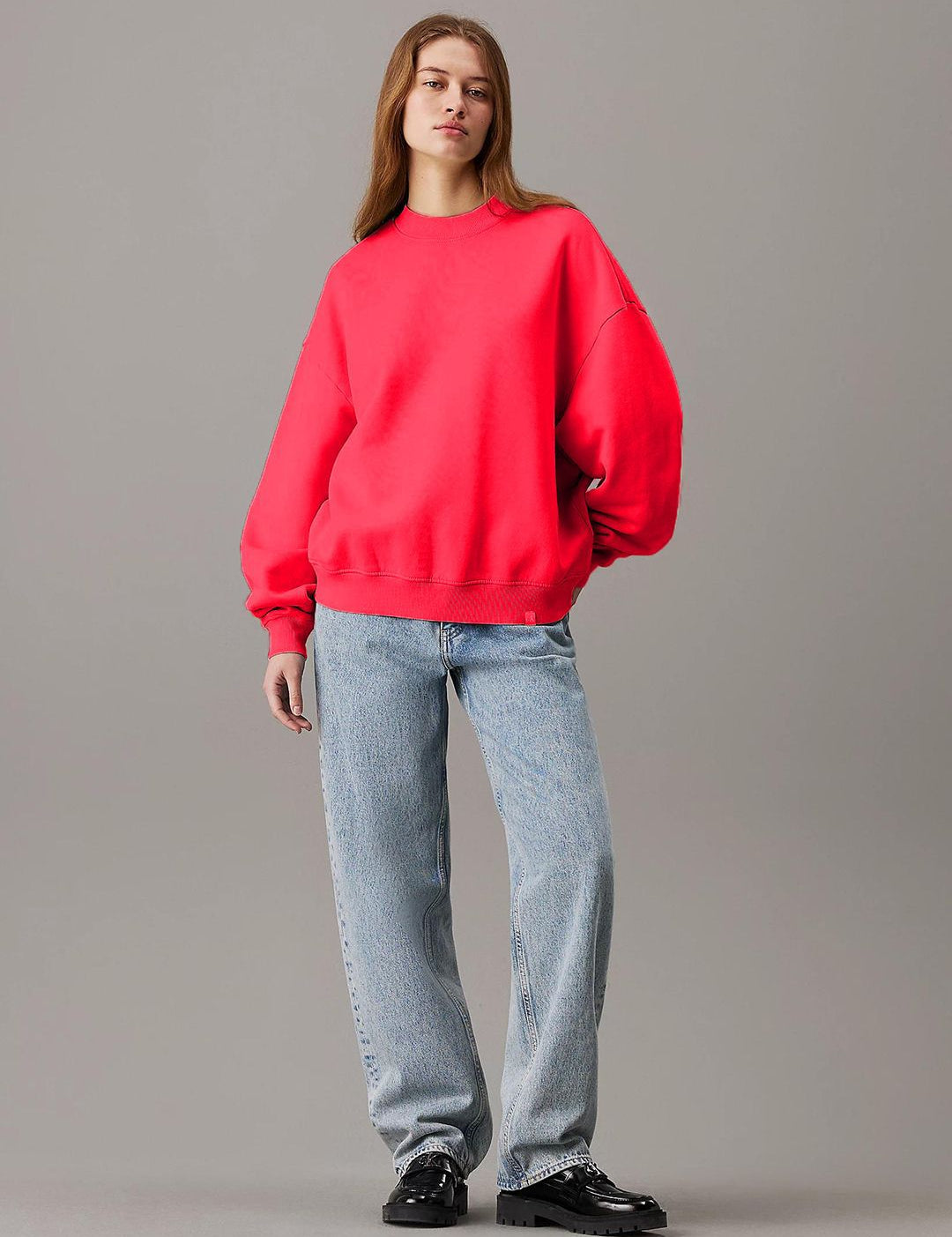 Kotty Women Round Neck Long Sleeves Pullover Sweatshirt