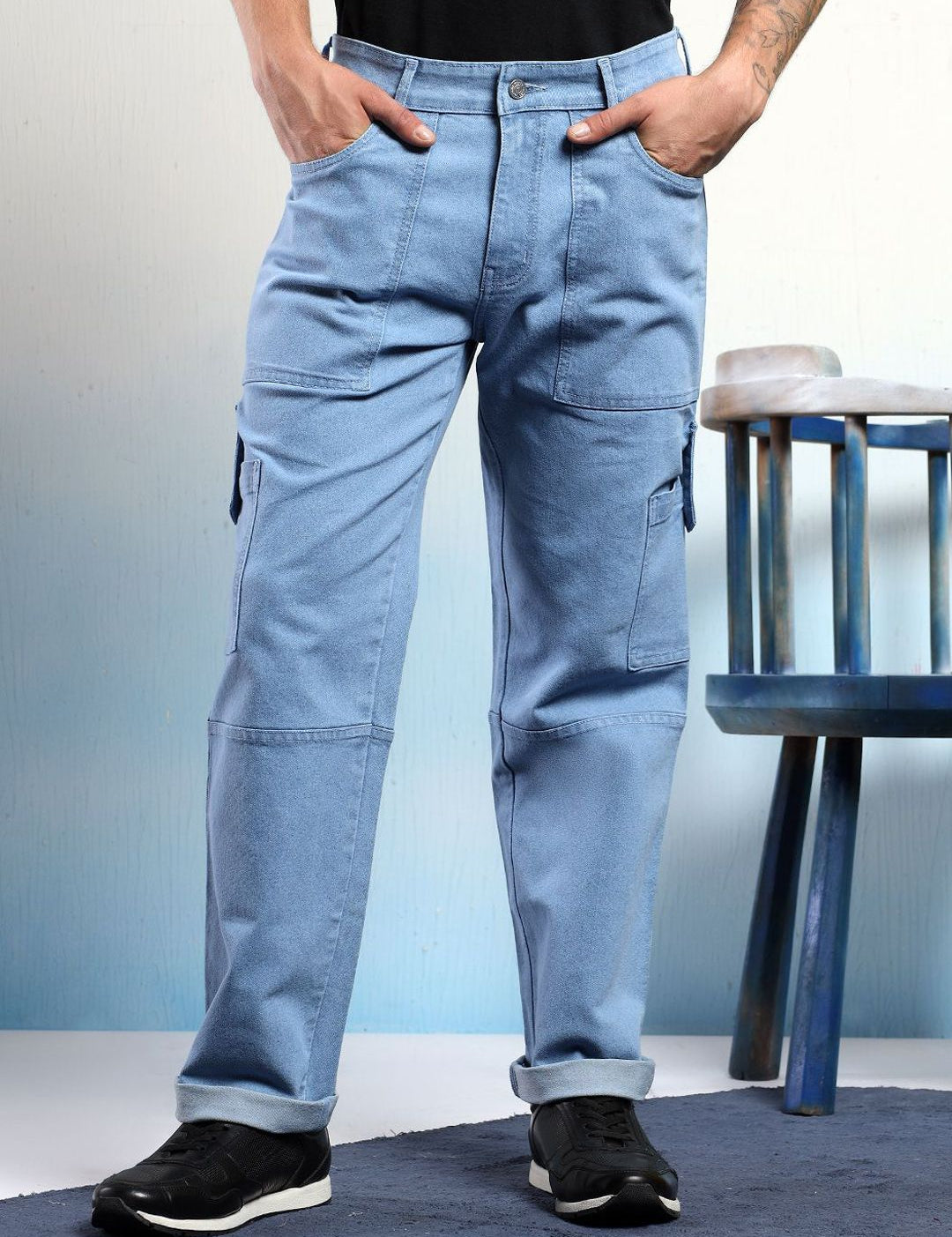 Kotty Men Regular Fit Mid-Rise Jeans