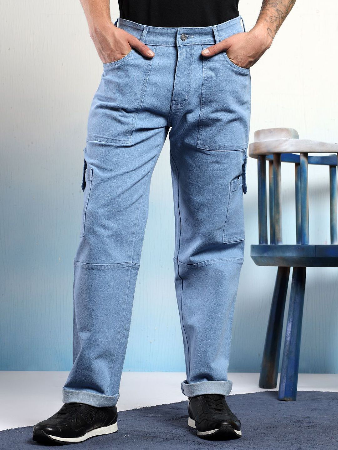 Kotty Men Regular Fit Mid-Rise Jeans