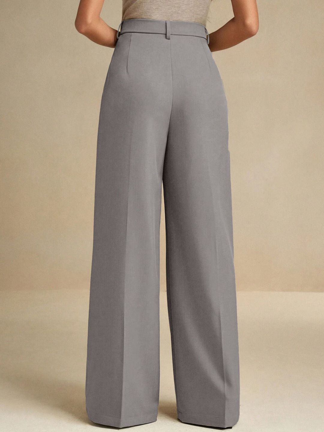 Kotty Women High-Rise Easy Wash Pleated Trousers