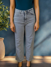 Kotty Women Regular Fit High-Rise Light Fade Stretchable Jeans